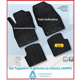 Set Tappetini in gomma x Fiat 500L dal 09/2012 al 05/2017