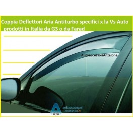 Deflettori antiturbo x Toyota Corolla 3porte dal 1997 al 2002