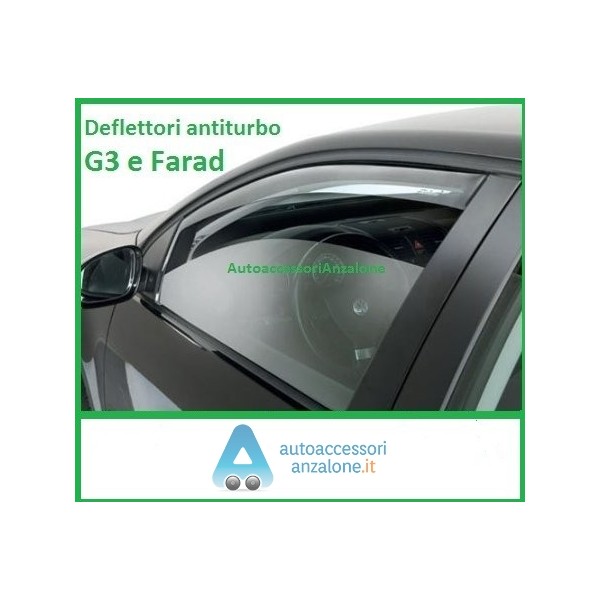 Deflettori Aria e Pioggia antiturbo G3 per Skoda Octavia 5 Porte 2020 
