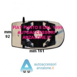 Vetro+piastra Fiat Punto II dal 1999