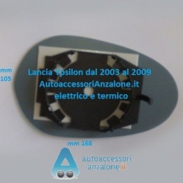Vetro+ Piastra per Lancia Ypsilon dal 2003 al 2009 termico elettrico   